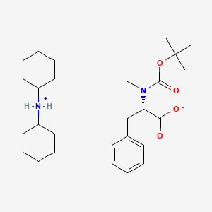 molecular formula C27H44N2O4 B13814792 Boc-N-methyl-L-phenylalanine(dicyclohexylammonium)salt 