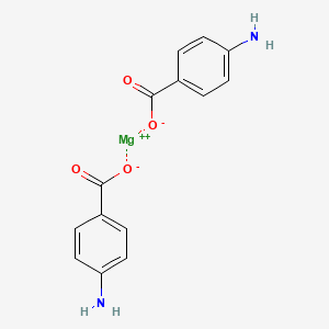 molecular formula C14H12MgN2O4 B13814844 magnesium;4-aminobenzoate 
