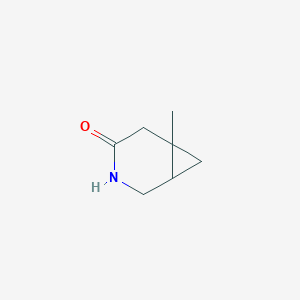 molecular formula C7H11NO B13814865 6-Methyl-3-azabicyclo[4.1.0]heptan-4-one CAS No. 214479-62-6
