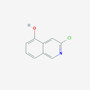 molecular formula C9H6ClNO B1381488 3-Chloroisoquinolin-5-ol CAS No. 1374652-47-7