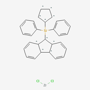 molecular formula C30H22Cl2SiZr B13814915 CID 102600884 