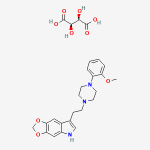 molecular formula C26H31N3O9 B13814927 Solypertine tartrate CAS No. 5591-43-5