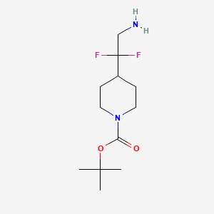 Tert-butyl 4-(2-amino-1,1-difluoroethyl)piperidine-1-carboxylate