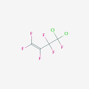 molecular formula C4Cl2F6 B13815014 1-Butene, 4,4-dichlorohexafluoro- CAS No. 357-24-4