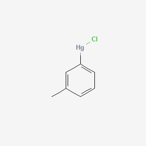 molecular formula C7H7ClHg B13815032 Chloro-m-tolylmercury CAS No. 5955-19-1