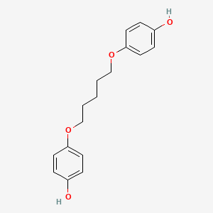 molecular formula C17H20O4 B13815034 1,5-Bis(4-hydroxyphenoxy)pentane CAS No. 16146-59-1