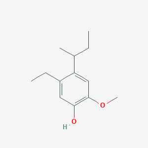 molecular formula C13H20O2 B13815038 4-sec-Butyl-5-ethyl-2-methoxyphenol 