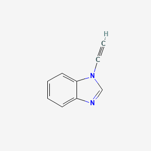 molecular formula C9H6N2 B13815040 1-ethynyl-1H-benzimidazole 