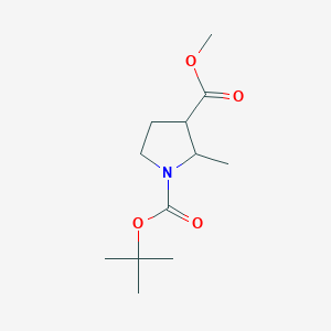 1-O-tert-butyl 3-O-methyl 2-methylpyrrolidine-1,3-dicarboxylate
