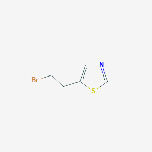 molecular formula C5H6BrNS B1381513 5-(2-Bromoethyl)-1,3-thiazole CAS No. 1564889-62-8