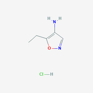 5-Ethyl-1,2-oxazol-4-amine hydrochloride