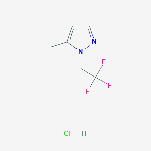 5-methyl-1-(2,2,2-trifluoroethyl)-1H-pyrazole hydrochloride