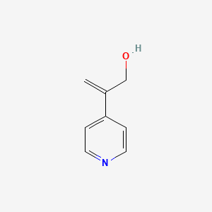 molecular formula C8H9NO B13815250 2-(Pyridin-4-yl)prop-2-en-1-ol CAS No. 57360-16-4