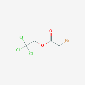 molecular formula C4H4BrCl3O2 B13815496 2,2,2-Trichloroethyl 2-bromoacetate CAS No. 55110-70-8