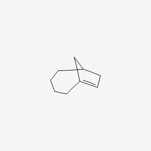 molecular formula C9H14 B13815535 Bicyclo(4.2.1)non-1(8)-ene CAS No. 23057-35-4