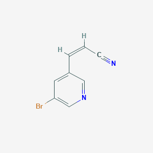 2-[(5-Bromopyridin-3-yl)methylidene]propanedinitrile