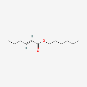 molecular formula C12H22O2 B13815577 Hexyl trans-2-hexenoate CAS No. 33855-57-1