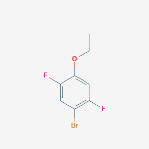 molecular formula C8H7BrF2O B1381559 1-Bromo-2,5-difluoro-4-ethoxybenzene CAS No. 1826110-08-0