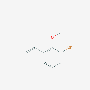 molecular formula C10H11BrO B1381562 1-Bromo-2-ethoxy-3-vinylbenzene CAS No. 2168980-71-8
