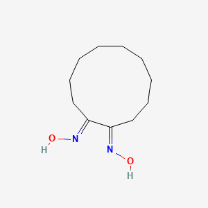 molecular formula C11H20N2O2 B13815665 1,2-Cycloundecanedione dioxime 