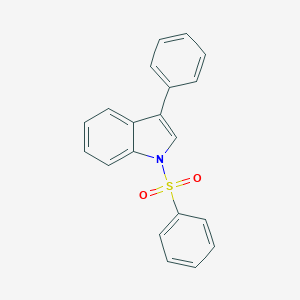 molecular formula C20H15NO2S B138157 3-苯基-1-(苯磺酰基)吲哚 CAS No. 153827-73-7