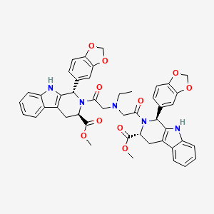 molecular formula C46H43N5O10 B1381577 Bisprehomotadalafil CAS No. 1803592-02-0