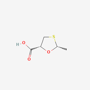 molecular formula C5H8O3S B13815789 (2R,5R)-2-methyl-1,3-oxathiolane-5-carboxylic acid 