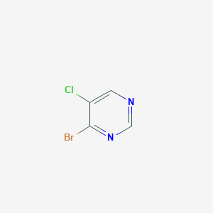 molecular formula C4H2BrClN2 B1381580 4-Bromo-5-chloropyrimidine CAS No. 1261628-82-3