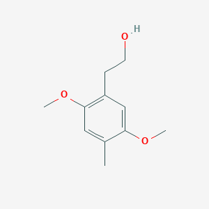 molecular formula C11H16O3 B13815811 2-(2,5-Dimethoxy-4-methylphenyl)ethanol CAS No. 38439-76-8
