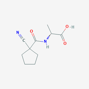 (2R)-2-[(1-cyanocyclopentyl)formamido]propanoic acid