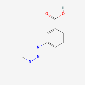 molecular formula C9H11N3O2 B13815903 1-(3-Carboxyphenyl)-3,3-dimethyltriazene CAS No. 20241-07-0