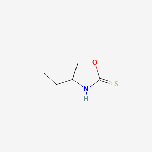 molecular formula C5H9NOS B13815906 4-Ethyl-2-oxazolidinethione CAS No. 13997-20-1