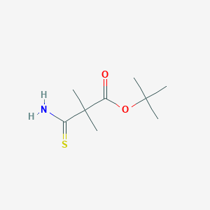 Tert-butyl 2-carbamothioyl-2,2-dimethylacetate
