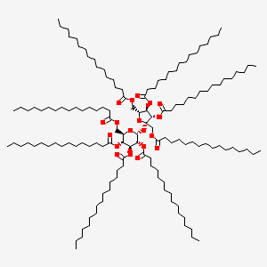 molecular formula C140H262O19 B13815917 Sucrose octapalmitate CAS No. 39024-75-4