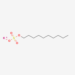 molecular formula C10H21KO4S B13815946 Potassium decyl sulfate CAS No. 7739-63-1