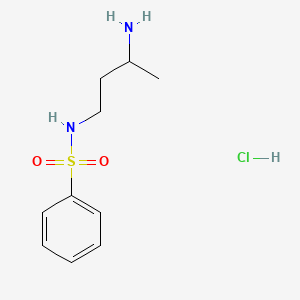 N-(3-aminobutyl)benzenesulfonamide hydrochloride