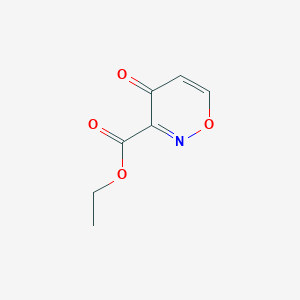 molecular formula C7H7NO4 B13816056 Ethyl 4-oxooxazine-3-carboxylate 