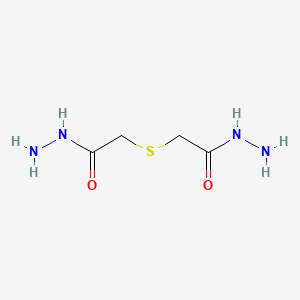 molecular formula C4H10N4O2S B13816058 Thiobis(acetohydrazide) CAS No. 5447-21-2