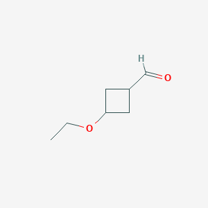 molecular formula C7H12O2 B1381607 3-Ethoxycyclobutane-1-carbaldehyde CAS No. 1694465-65-0