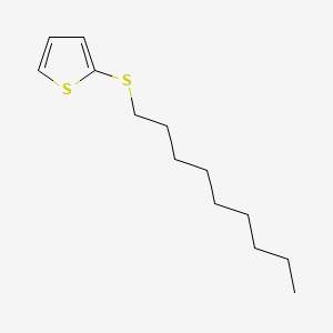 molecular formula C13H22S2 B13816091 Thiophene, 2-(nonylthio)- 