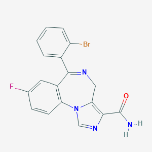 molecular formula C18H12BrFN4O B138161 Imidazenil CAS No. 151271-08-8