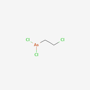 molecular formula C2H4AsCl3 B13816115 Arsine, (2-chloroethyl)dichloro- CAS No. 30077-45-3
