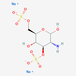 molecular formula C6H11NNa2O11S2 B13816143 D-Glucosamine-3,6-di-O-sulphate(2na) 