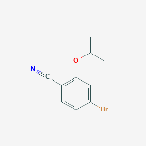 molecular formula C10H10BrNO B1381616 4-Bromo-2-isopropoxybenzonitrile CAS No. 1369898-82-7