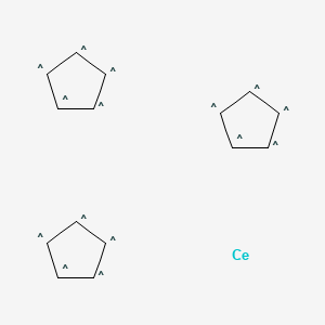 molecular formula C15H15Ce B13816163 Cerium,tris(h5-2,4-cyclopentadien-1-yl)- 