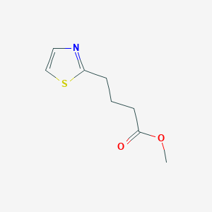 molecular formula C8H11NO2S B1381620 Methyl 4-(1,3-thiazol-2-yl)butanoate CAS No. 1803601-11-7
