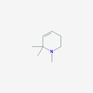 molecular formula C8H15N B13816205 1,6,6-Trimethyl-2,3-dihydropyridine 