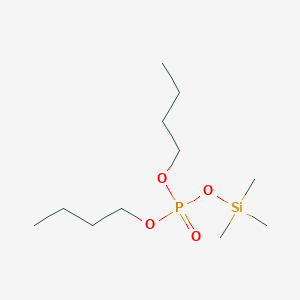 molecular formula C11H27O4PSi B13816233 Dibutyltrimethylsilylphosphate 