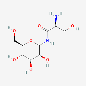 molecular formula C9H18N2O7 B13816250 Glucocerebrosides (Gaucher s spleen) 