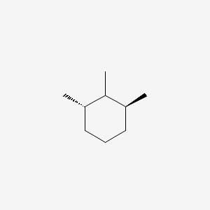 molecular formula C9H18 B13816285 (1S,3S)-1,2,3-trimethylcyclohexane CAS No. 20348-72-5